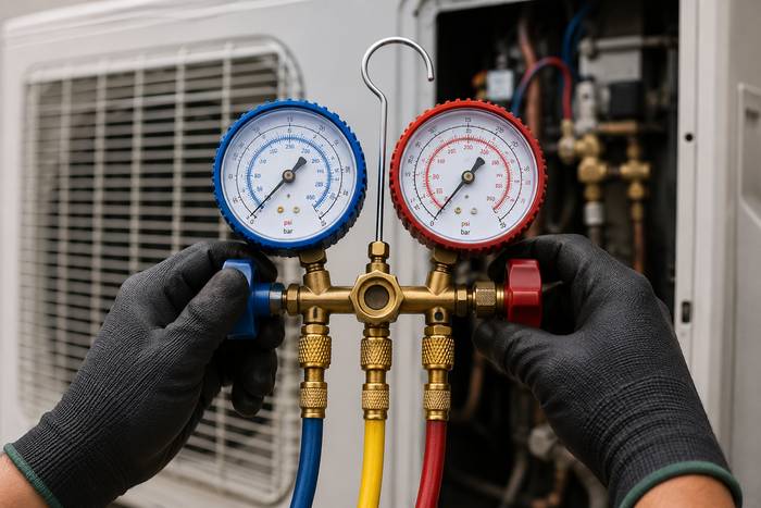 AC GAS REFILLING