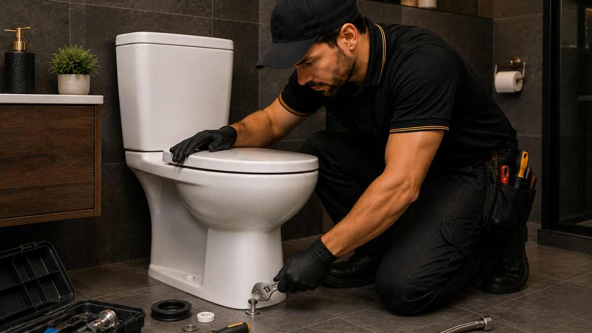 Toilet repair and installation